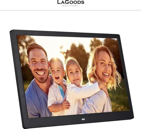 LaGoods Digitale Fotolijst HD 10 Inch IPS Scherm Fotokader