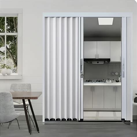 Chihansboom Aluminum Alloy Interior Folding Accordion Door, Closet