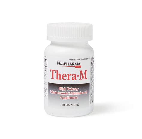 Thera-M High-Potency Multivitamin Caplets – Key Medical Supply