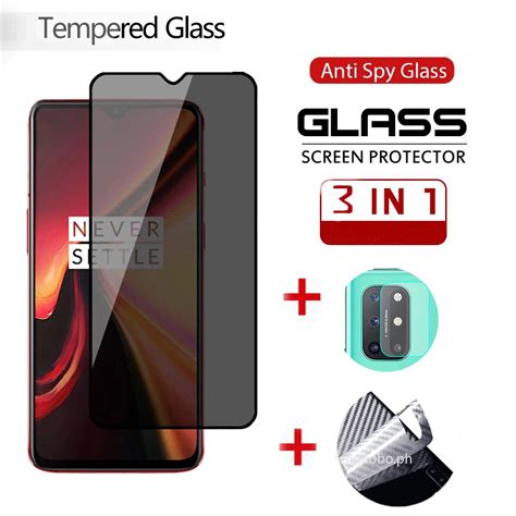 3 In 1 Anti Spy Privacy Tempered Glass Vivo Y11 Y16 Y02S Y35 Y12 Y15