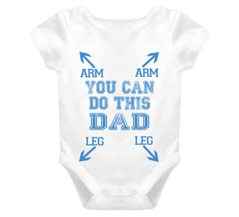 You Can Do This Dad Baby Onesie Baby Shower Funny Funny Baby Onesies