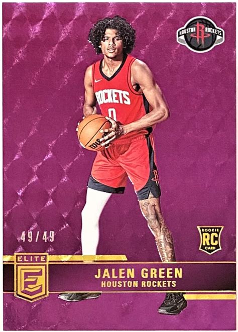 Jalen Green 2021 Skybox Metal Universe Champions Houston Rockets Skybox ...