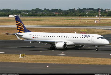 D Aece Lufthansa Cityline Embraer Erj Lr Erj Lr Photo By