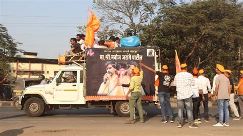 In Photos Maratha Quota Activist Manoj Jarange Heads To Mumbai With