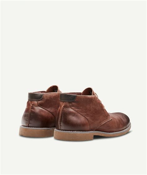 Hush Puppies Desert Boots Brown Burnish X 10 Shoes Gazman