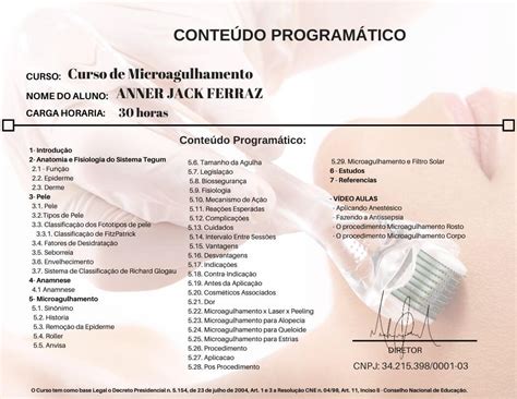 Curso Microagulhamento Online Certificado Gr Tis Curso De