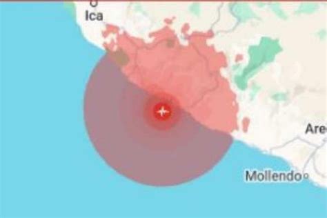 Terremoto De De Magnitude Atinge O Sul Do Peru Epicentro No