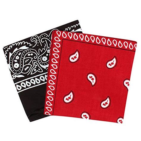 Handmadeunisex Paisley Cotton Bandanas Pack Of 2 Mm 251 Etsy