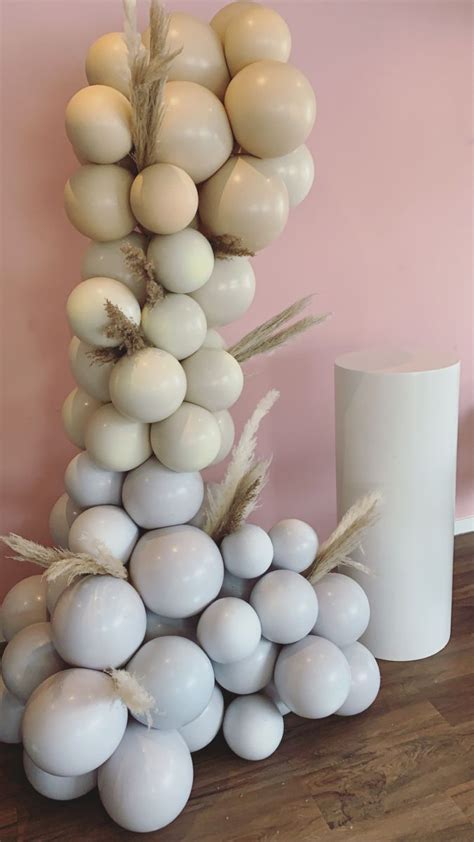 Organic Balloons Pampas Naturel Arch Norali Styling