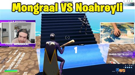 Mongraal VS Noahreyli 1v1 Chill Buildfights YouTube