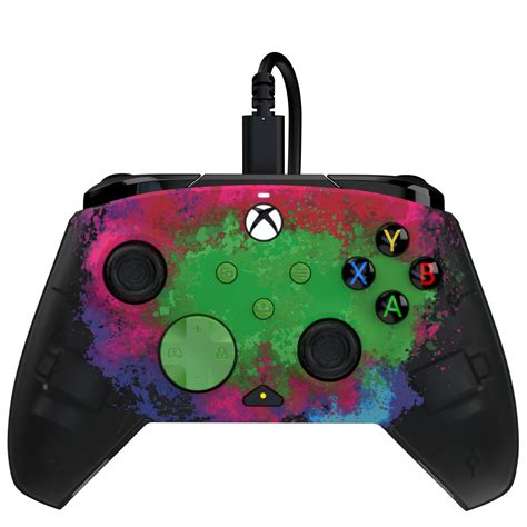 Pdp Rematch Wired Controller Space Dust Glow In Dark Pan Vision