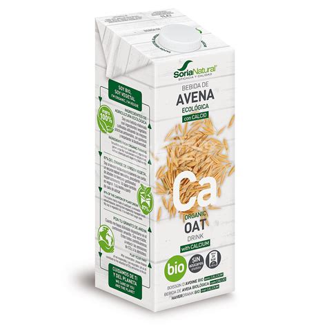 Soria Natural Bebida De Avena Ecol Gica Enriquecida Con Calcio Y Sin