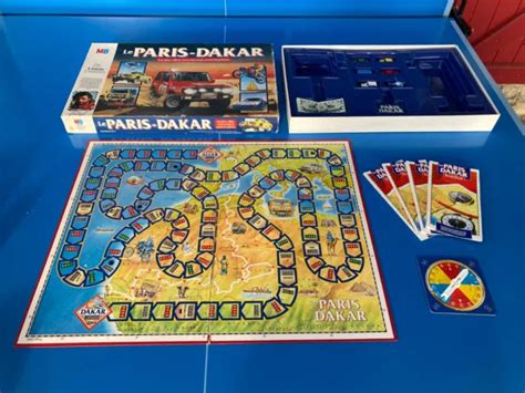 JEU DE SOCIÉTÉ Le Paris Dakar MB Jeux 1985 De 2 à 4 joueurs À partir de