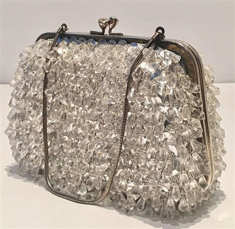 Vintage Richere Beaded And Sequined Hand Bag By Walborg Hong Kong At