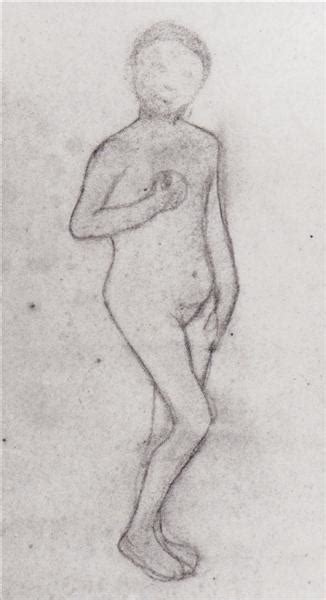 Nude Girl Standing Paula Modersohn Becker Wikiart Org