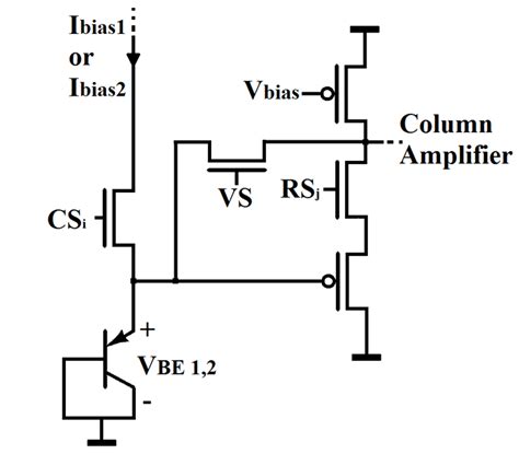 A Schematic Of The Cmos 4t Pixel B Schematic Of The Temperature Download Scientific