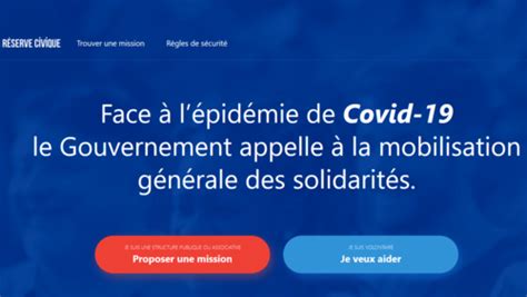 Covid Le Gouvernement Ouvre Une Plateforme Pour Venir En Aide Aux