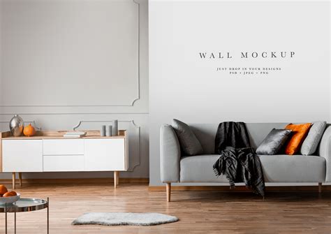 Wall Mockup 23 Wallpaper Mockup Interior Mockup Living Room