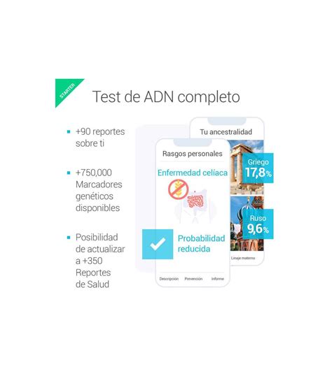 Tellmegen Test Gen Tico Adn Starter Completo Ancestros Enfermedades