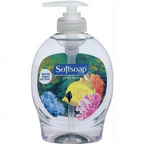 Softsoap Liquid Hand Soap Aquarium Series 75 Fluid Ounces 6 Pack