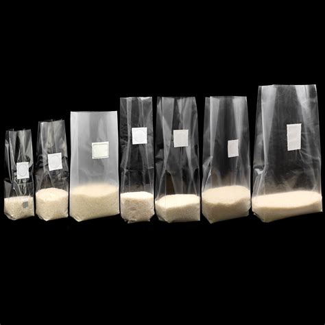 Plastic Packaging Bags For Mushroom Spawn With Micron Filter For