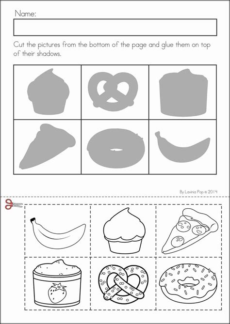 Cut And Paste Worksheets Math