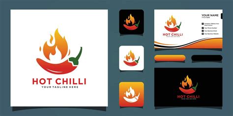 Red Hot Chili Logo Designs Concept Vector Spicy Pepper Logo Designs Template Premium Vector