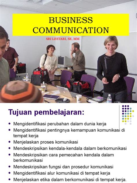 Komunikasi Di Tempat Kerja Pdf Communication Psychological Concepts