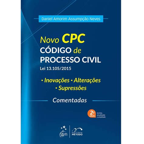 Livro Novo CPC Código de Processo Civil Lei 13 105 2015 2ª