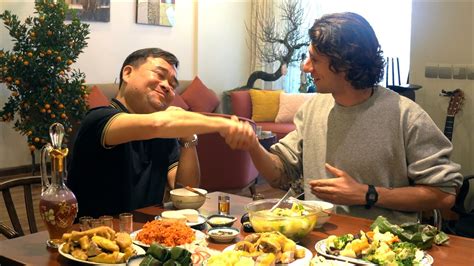 Typical Vietnamese Meal During Tet English Guy Learns About Kitchen