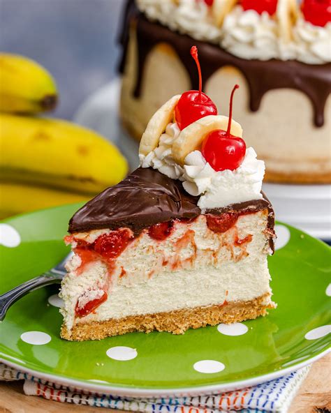 Banana Split Cheesecake