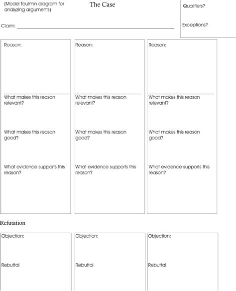 30++ Toulmin Model Worksheet – Worksheets Decoomo