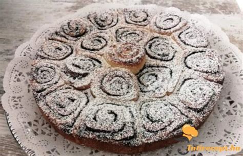 Kakaós csiga tortaformában recept Tutirecept