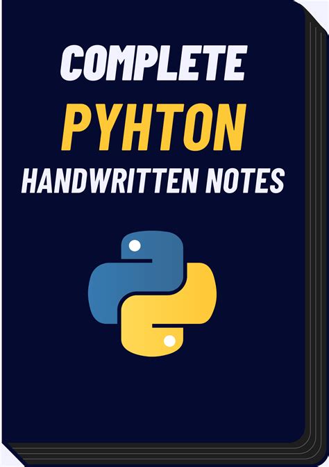 Python Handwritten Notes Codewithcurious Codewithcurious