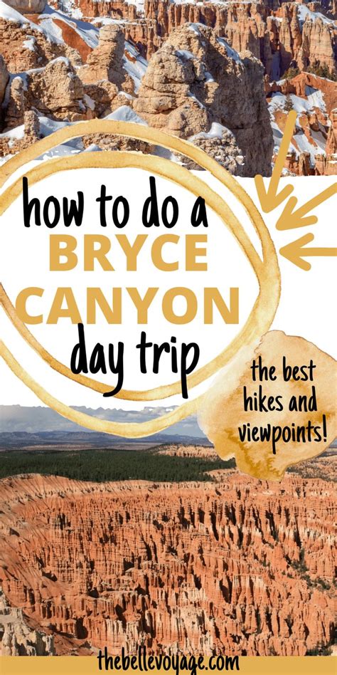 One Day In Bryce Canyon Itinerary Best Viewpoints And Hikes Bryce