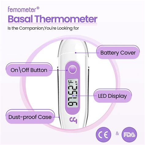 Femometer Basal Body Thermometer Fertility Monitor Record Bbt Manually