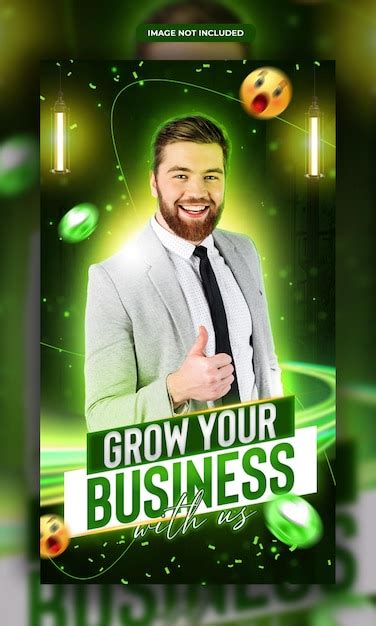 Dise O De Historia O Portada De Carrete De Instagram De Grow Business