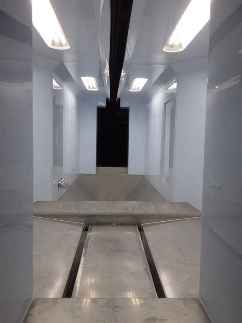 Plastic Powder Coating Spray Booth With Mono Cyclone Recovery System