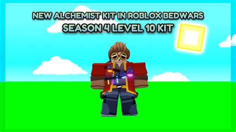 Roblox Bedwars New Alchemist Kit Level 10 Kit Youtube