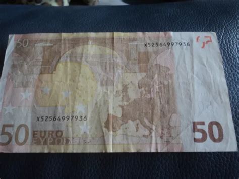 Billet De Euros S Rie X Allemagne Sign Jc Trichet Eur