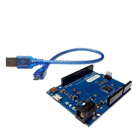 Arduíno Leonardo Com Cabo Usb Loja De Arduino