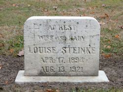 Louisa Louise Hoffman Steinke 1894 1921 Find A Grave Memorial