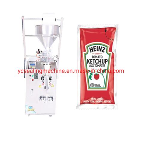 Ketchup Sauce Sachet Vertical Form Fill Seal Packaging Machine China Filling Machine And Small