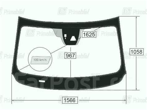 Лобовое стекло Mazda CX-9 2016- (TC)LHD проекция/+обгр места покоя ст ...
