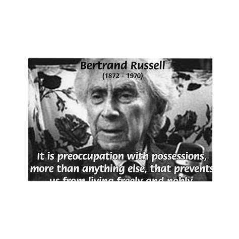 Bertrand Russell Philosophy Rectangle Magnet by philosophy_shop