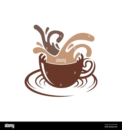 Illustration Vectorielle Avec Logo Coffee Design Vectoriel Du Logo Du