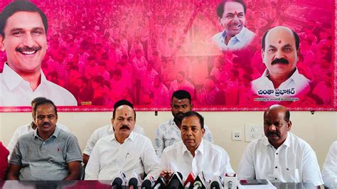 Congress Govt trying to suppress opposition with false cases: BRS ...