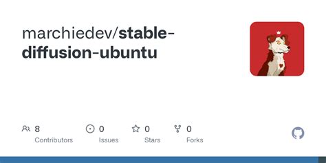 GitHub Marchiedev Stable Diffusion Ubuntu