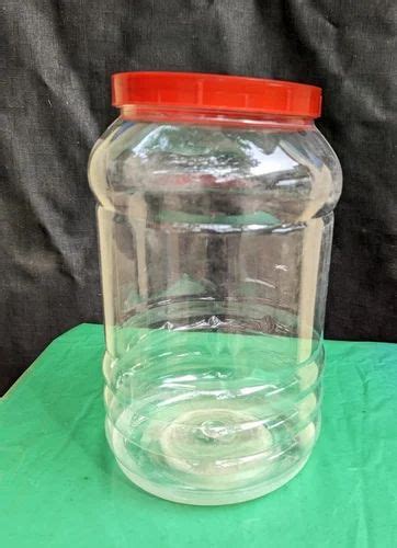 Round Litre Transparent Pet Jar At Rs Jar In Tirunelveli Id