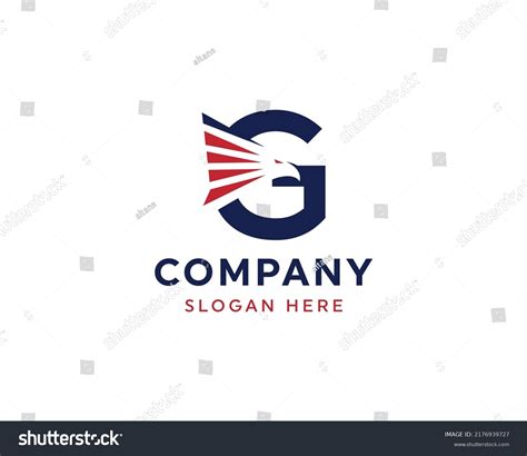 Letter G Eagle Head Logo Stock Stock Vector Royalty Free 2176939727